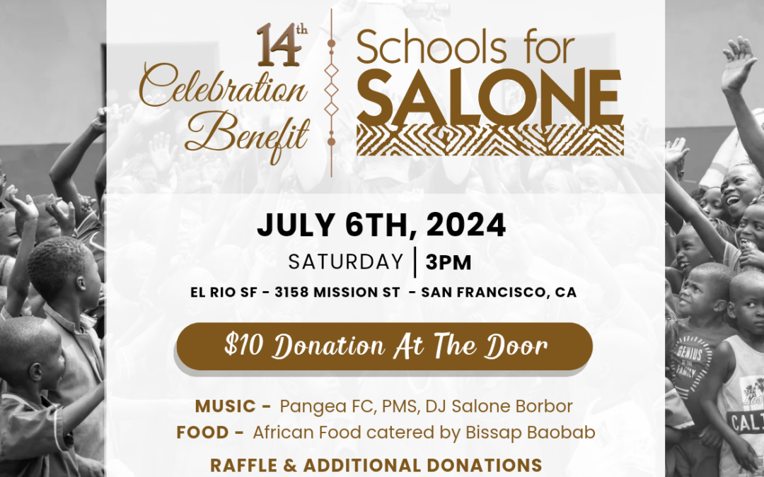 Save The Date: Join Schools for Salone on July 6 in San Francisco
