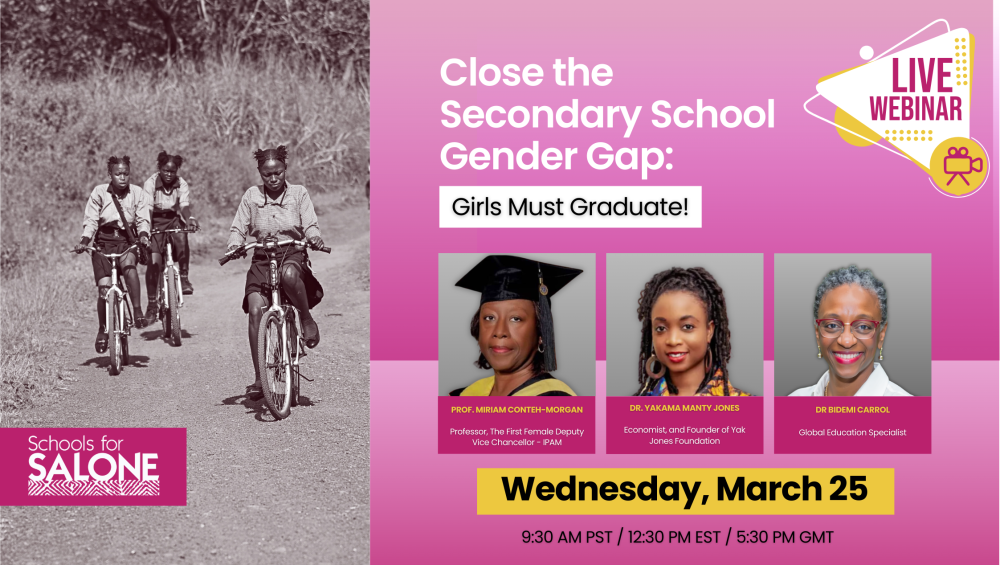 Why Are Only A Few Girls Completing Senior Secondary School in Sierra Leone?|Why Are Only A Few Girls Completing Senior Secondary School in Sierra Leone?|Why Are Only A Few Girls Completing Senior Secondary School in Sierra Leone?|Why Are Only A Few Girls Completing Senior Secondary School in Sierra Leone?