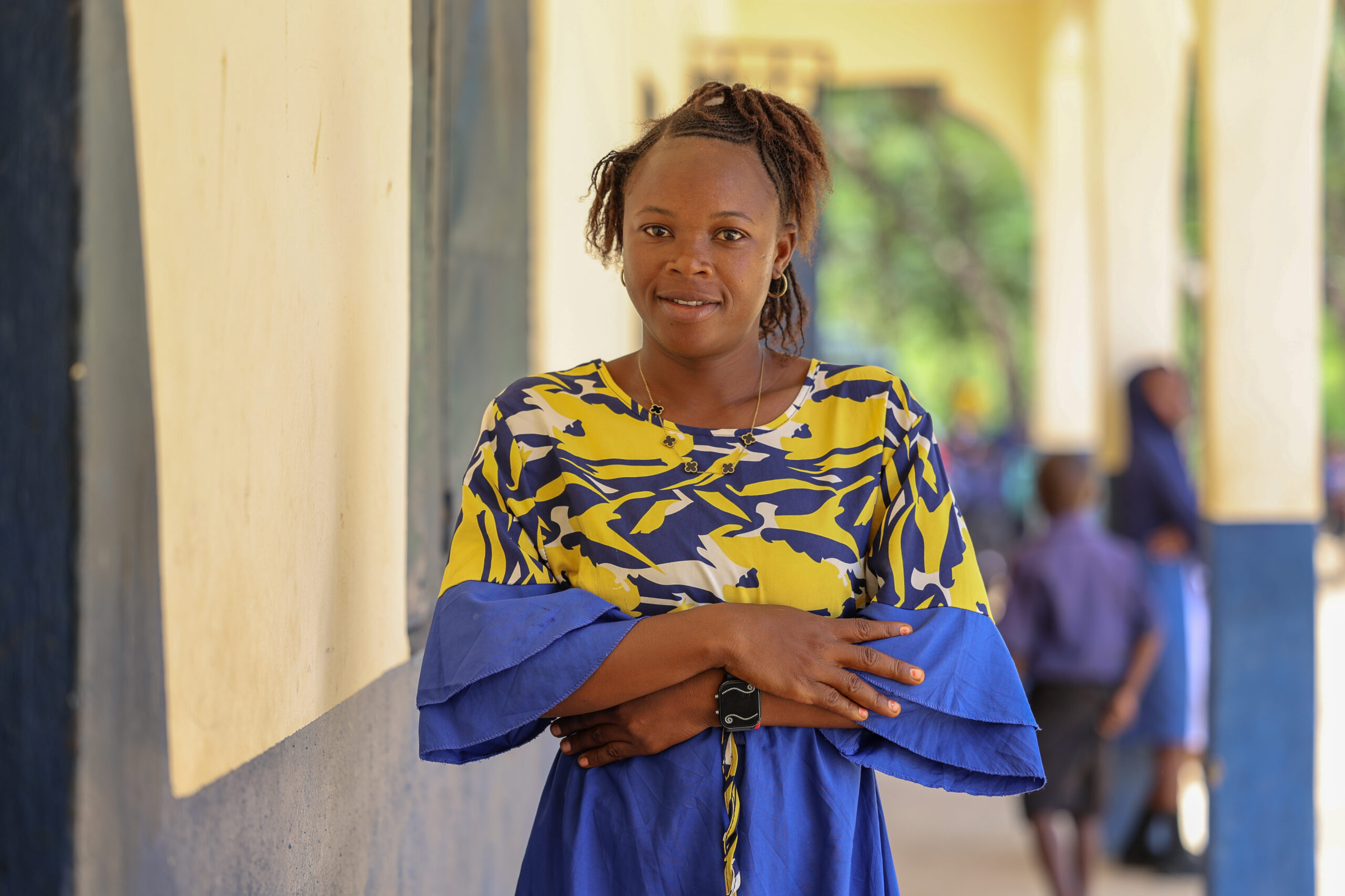 Student at a Schools for Salone partner school in Koinadugu.