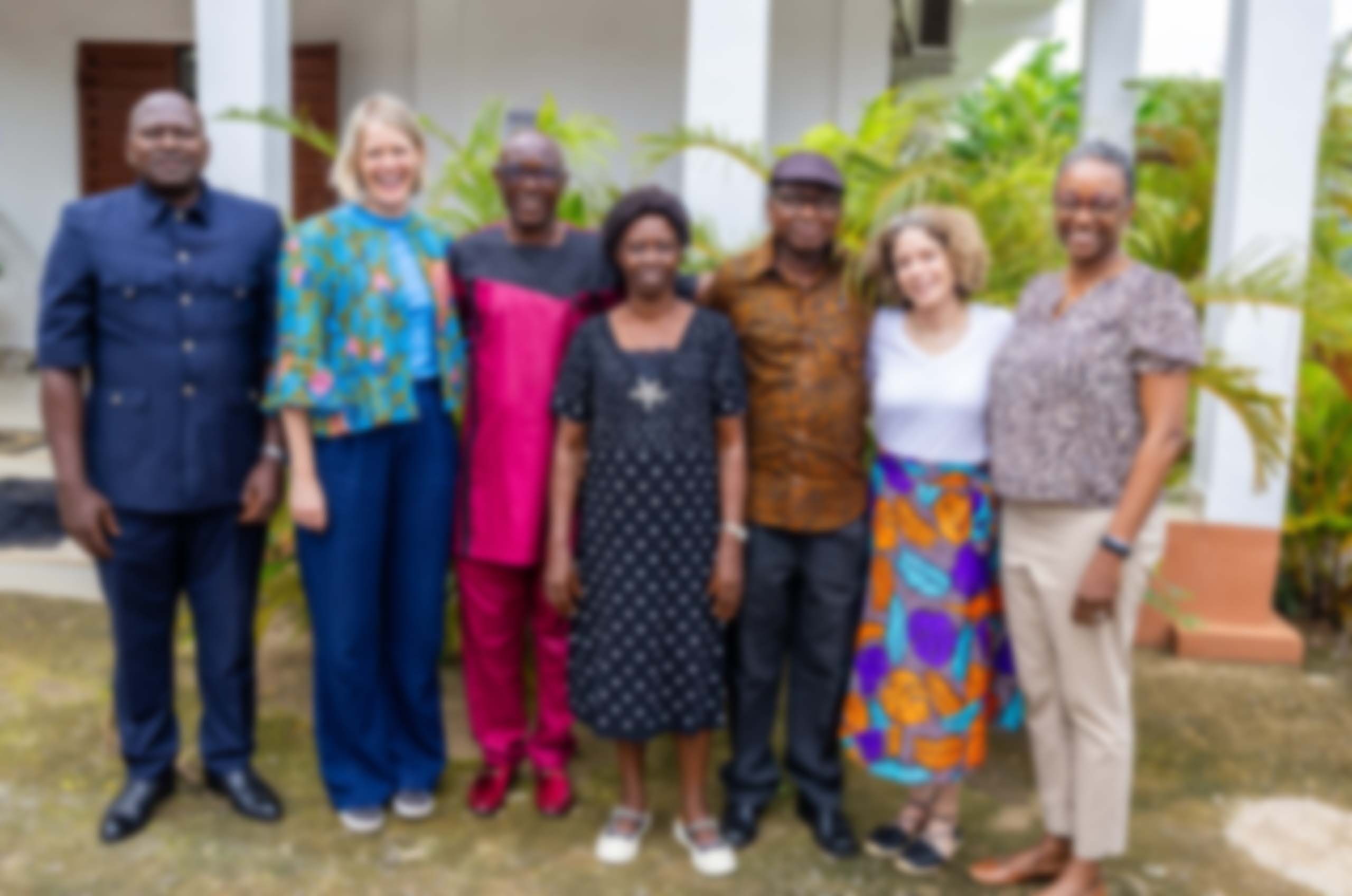Schools for Salone partners and local leaders at a partner meeting in Sierra Leone.