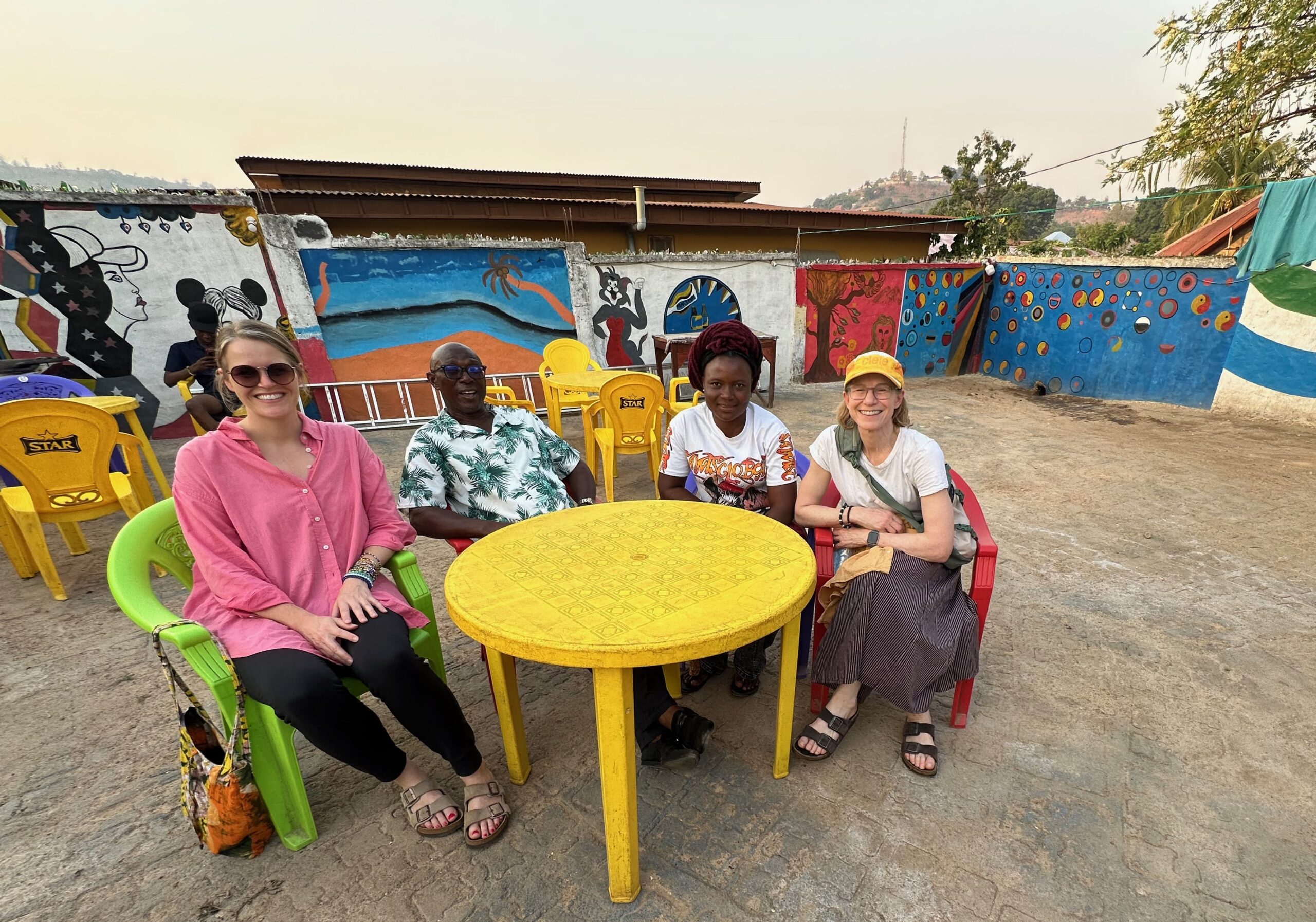 Schools for Salone staff and local partners meeting in Sierra Leone.